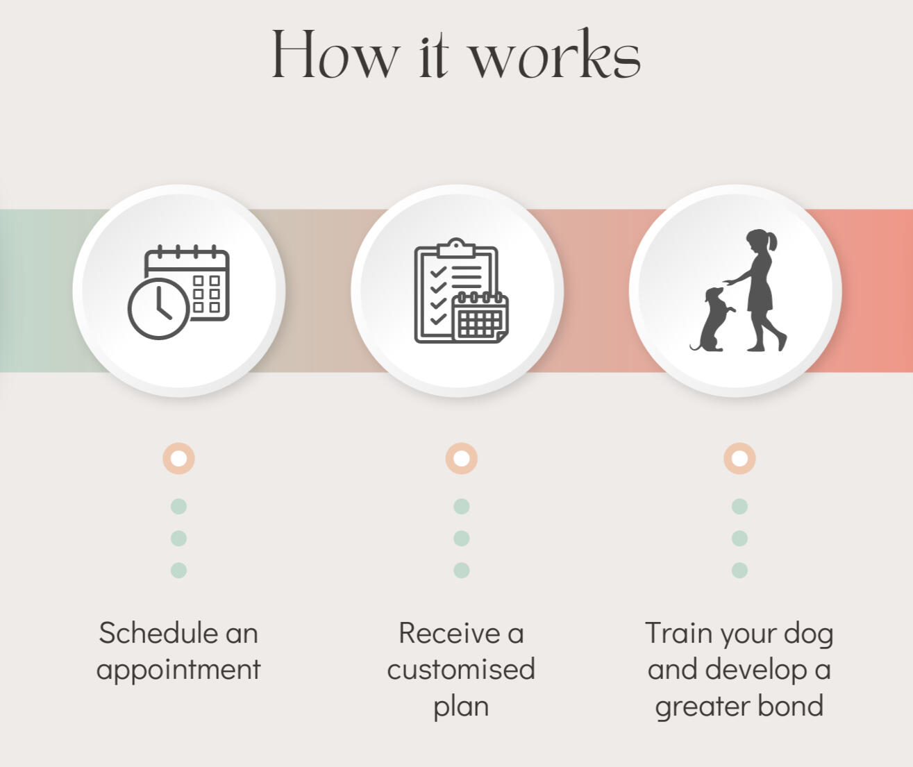 customised dog training plan